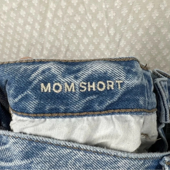 American Eagle Distressed High Rise Mom Shorts - Picture 5 of 6